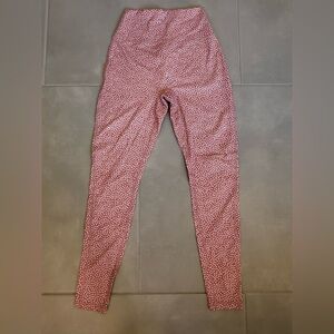 BuffBunny Pink and White Patterned Leggings